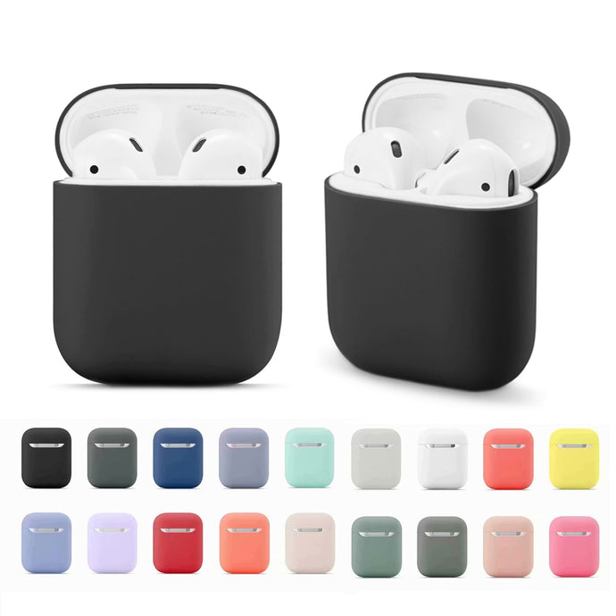 Soft Silicone Cases Protective Bluetooth Wireless Earphone Cover Charging Box Bags for All Phones (6596523950139)